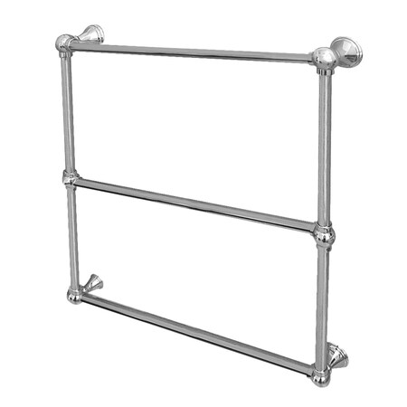 Kingston Brass DTC323019CP 30-Inch Wall Mount Towel Rack, Polished Chrome DTC323019CP